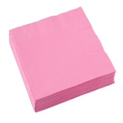 Serwetki papierowe Różowe 20 szt 33x33